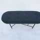 Banc tapissier velours côtelé
