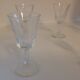 Six glasses with liqueur on foot, vintage 60s/70