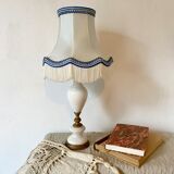 Antique lamp in albaster and brass