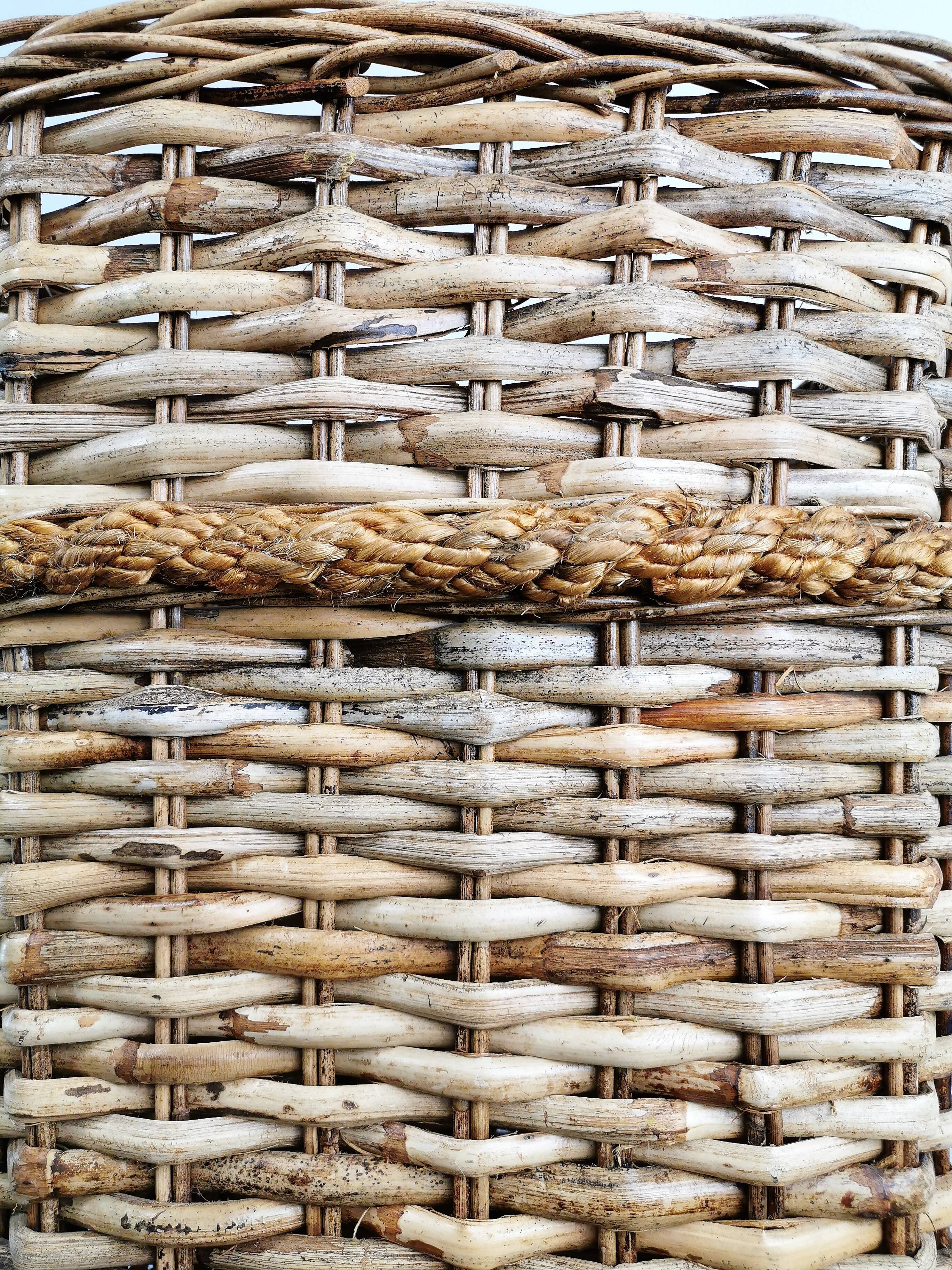 Wicker Harvest Basket.