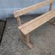 Banc en bois avec dossier