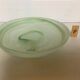 Green glass paste empty pocket ashtray P