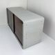 Vintage modular aluminum wall unit — 60s-70s