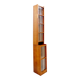 Large vintage glass library mid-century - 1960s