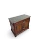 Commode Umbertino en acajou et noyer, 19e siècle.
