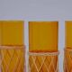 Wicker lemonade glasses x6