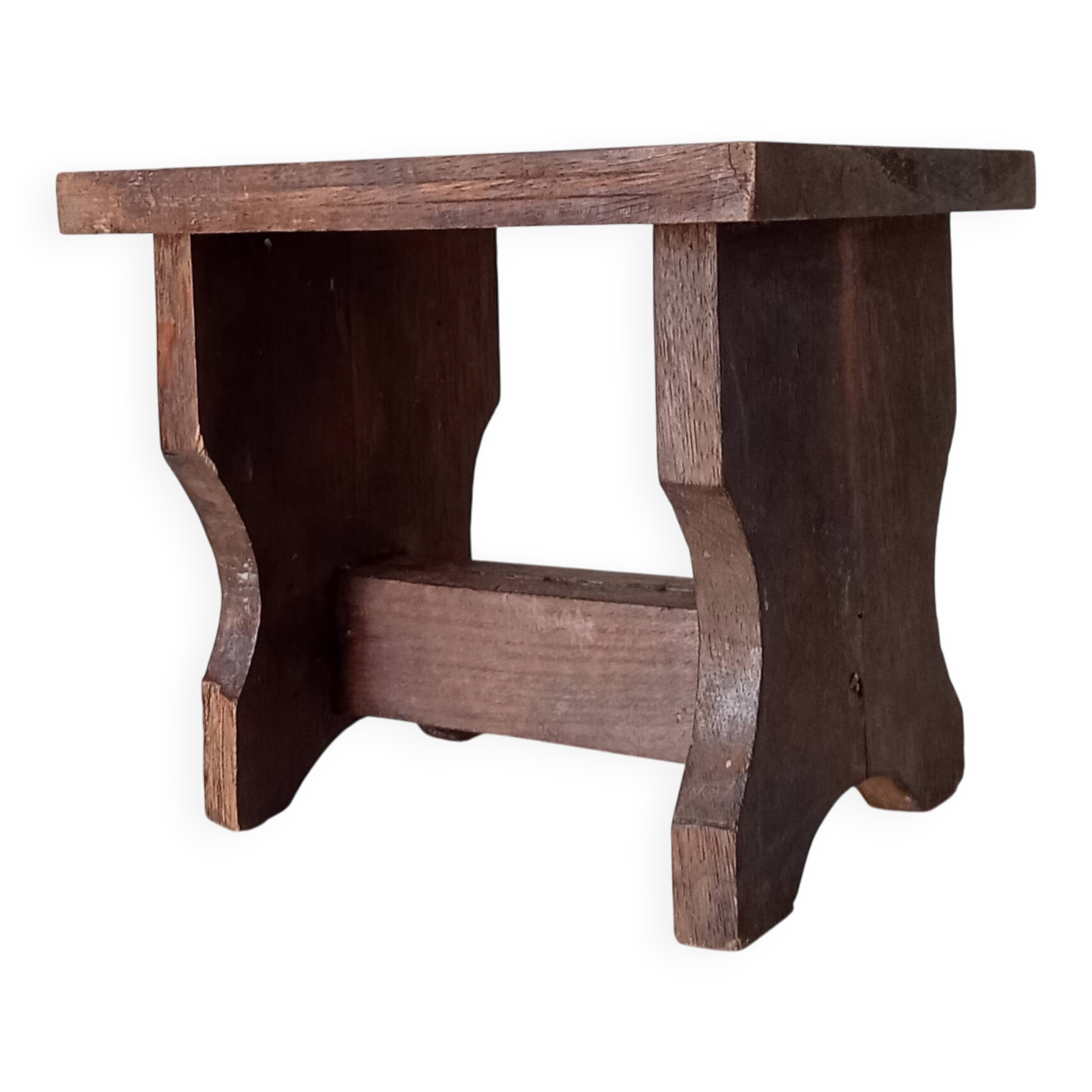 Ancient primitive milking stool