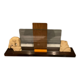 Bear and wood photo frame