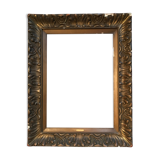 Wooden frame and stucco moldings