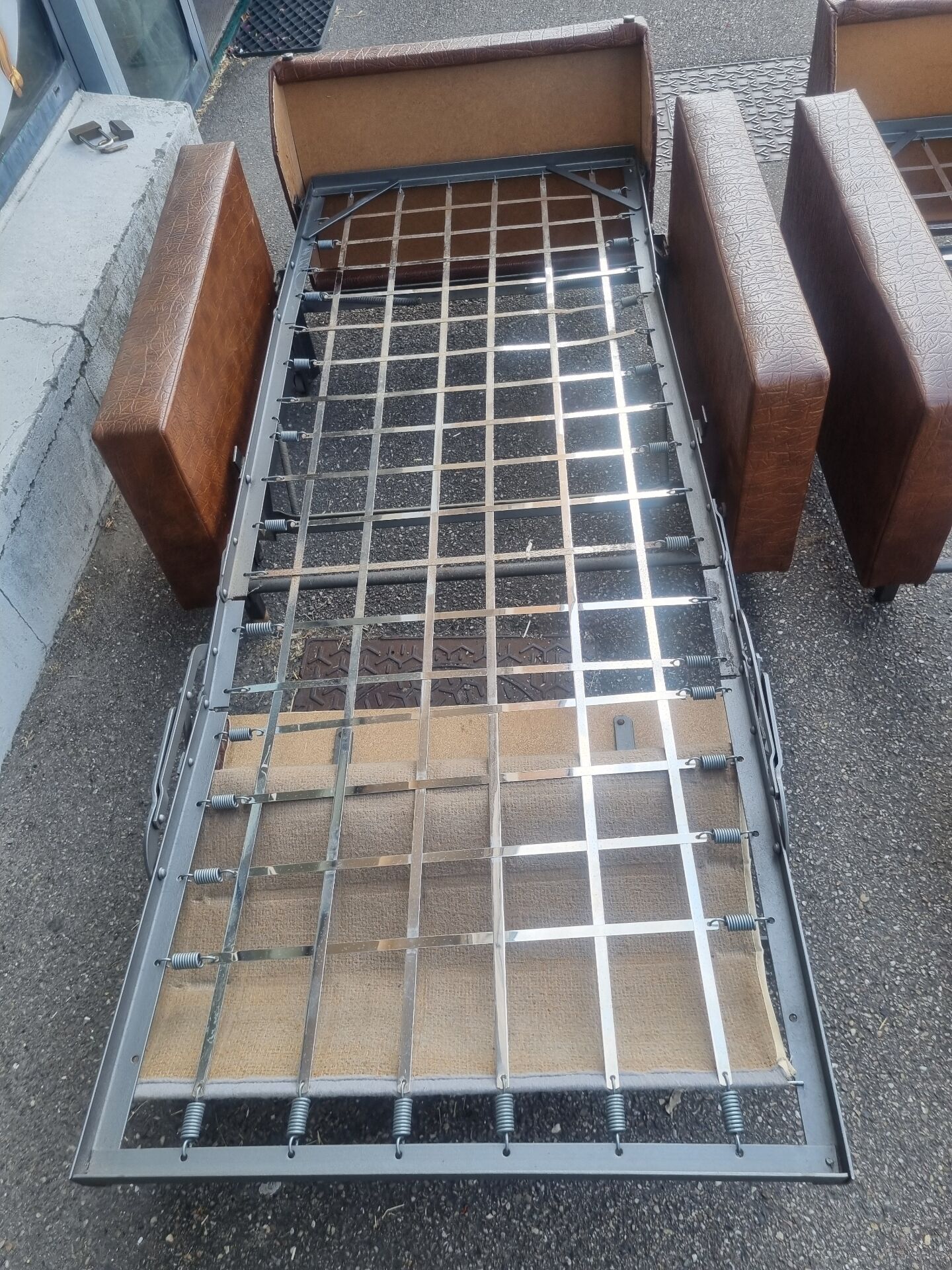 Pair of vintage sofa beds