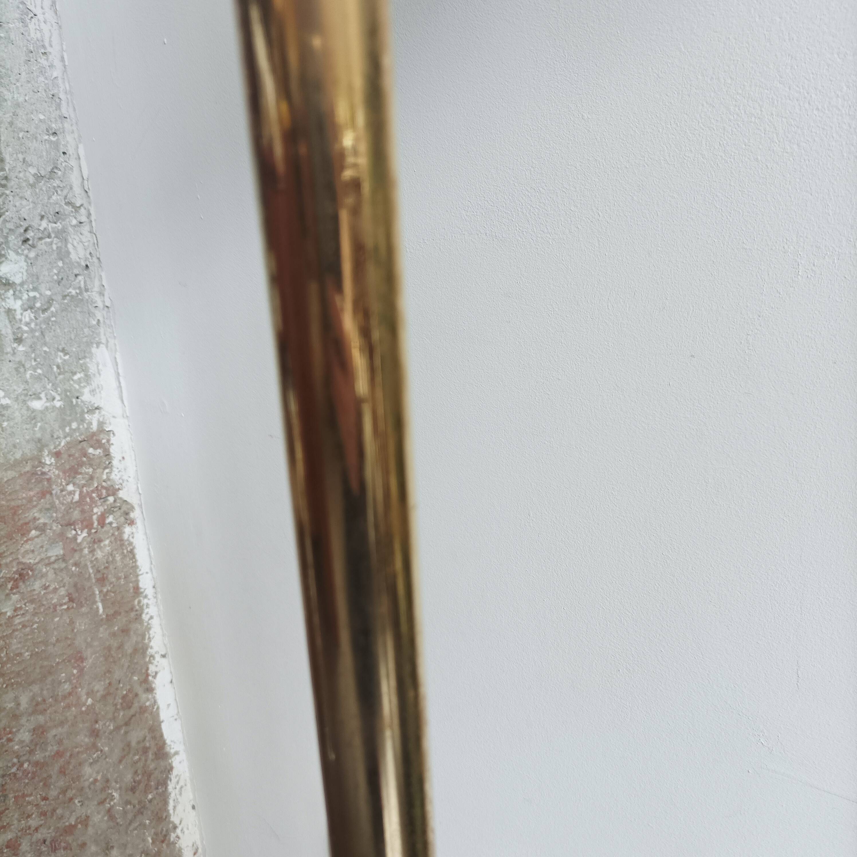 Lampadaire spots laiton doré 70s