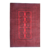 Tapis afghan fait main en laine rouge bordeaux, grand tapis géométrique 164 x 237 cm