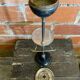Ashtray on Stand + Tray + Metal Magazine Rack in Black + Vintage Chrome