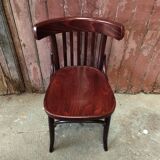 Turned wood bistro chair