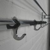 Art Deco wall coat rack with 6 hooks, 1930s