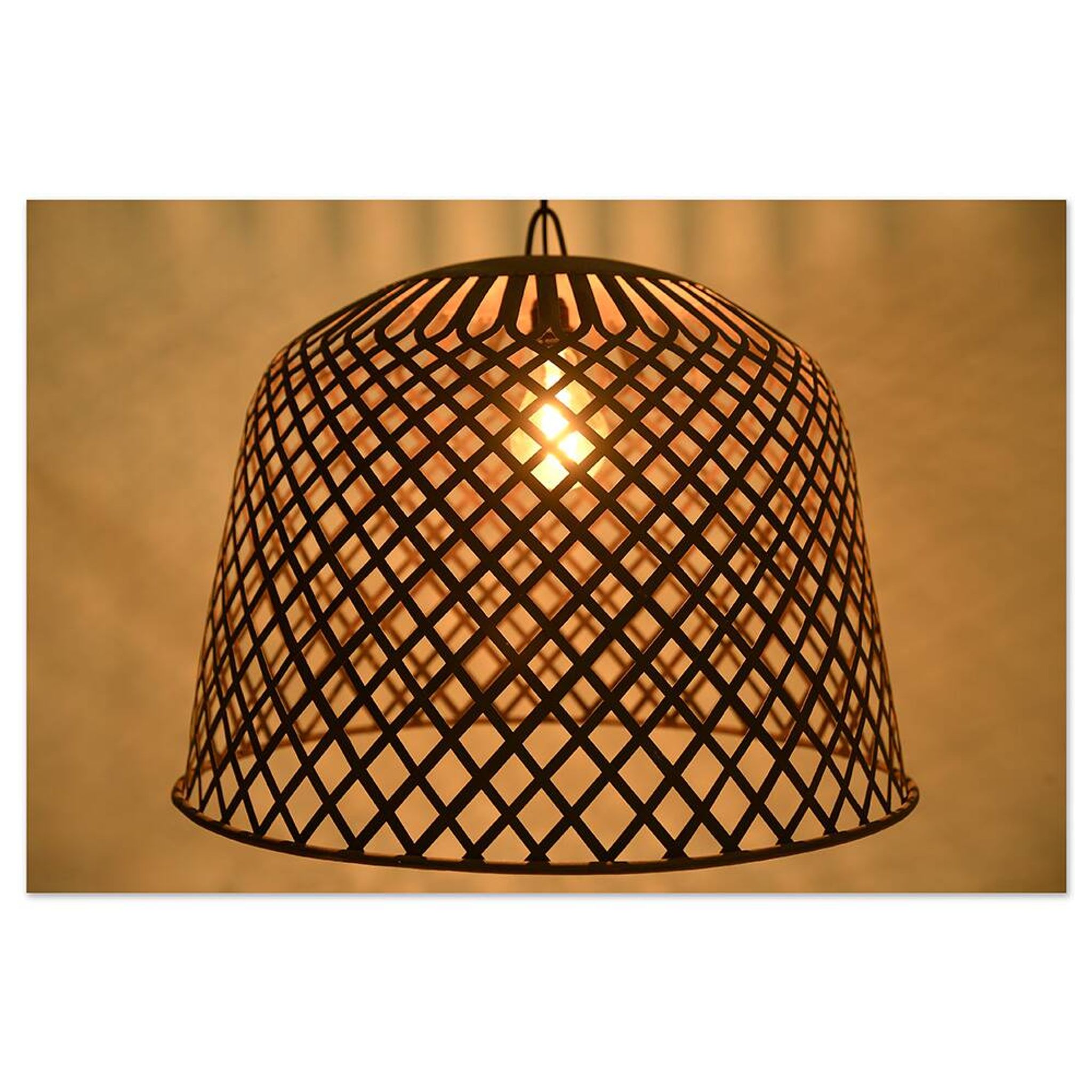 Transformed industrial chandelier