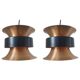 Pair of Midcentury Pendants Light Designed by Carl Thore, 1970s