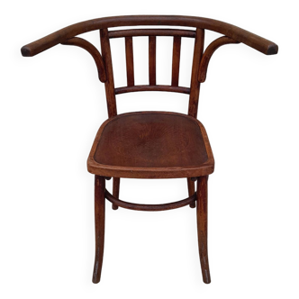 Fauteuil bureau chaise bistrot Emile CAMBIER ancien 1900