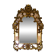 Large Louis XVI style mirror with shutters in perfect condition.
