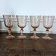 4 large Rosaline glasses