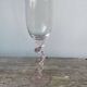 4 large, multicoloured, twisted champagne flutes