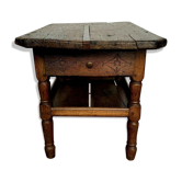 Rustic 19th century Renaissance solid oak table