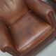 Vintage Dutch Cognac Colored Leather Club Chair, Set of 2