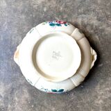 Digoin Sarreguemines earthenware salad bowl, “Yann” service
