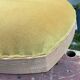 Lot de 4 chaises vintage en chêne blond et assise beige