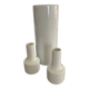 Trio of vintage West German porcelain vases