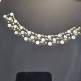 Gouache originale des années 1930 – Prototype de collier en perles par un joaillier de New York