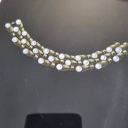 Original 1930s Gouache – Prototype of a Pearl Necklace by a New York Jeweler