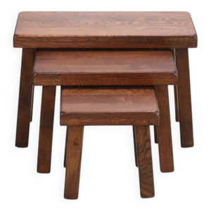 ensemble de trois tables