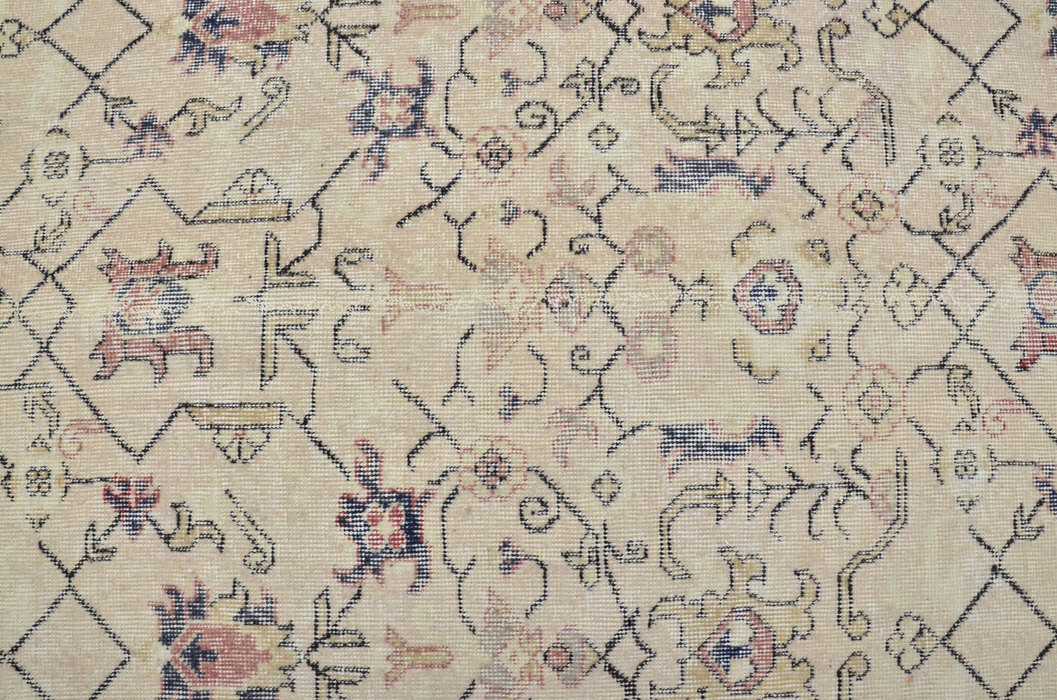 Oushak Turkish Vintage Rug sku 3197