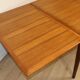 Danish Scandinavian extendable dining table in teak, 1960.