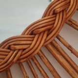 Rattan sun mirror 1960, 55 cm