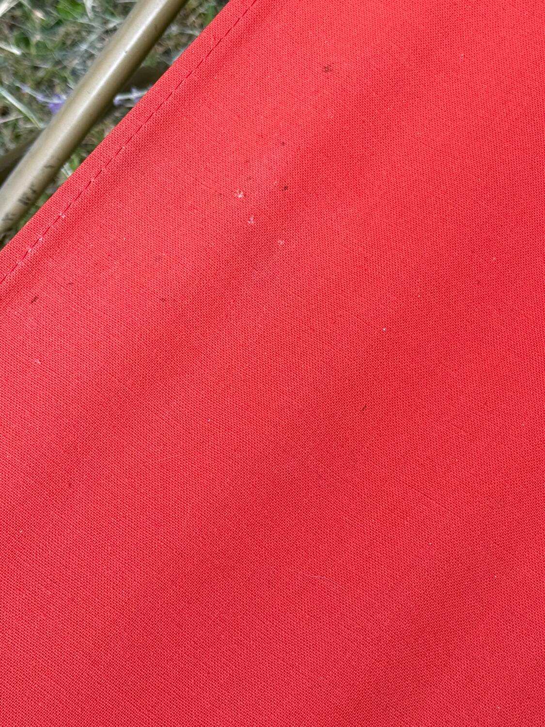 Vintage orange folding camping chair