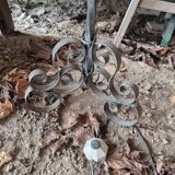 Wrought iron lamp post