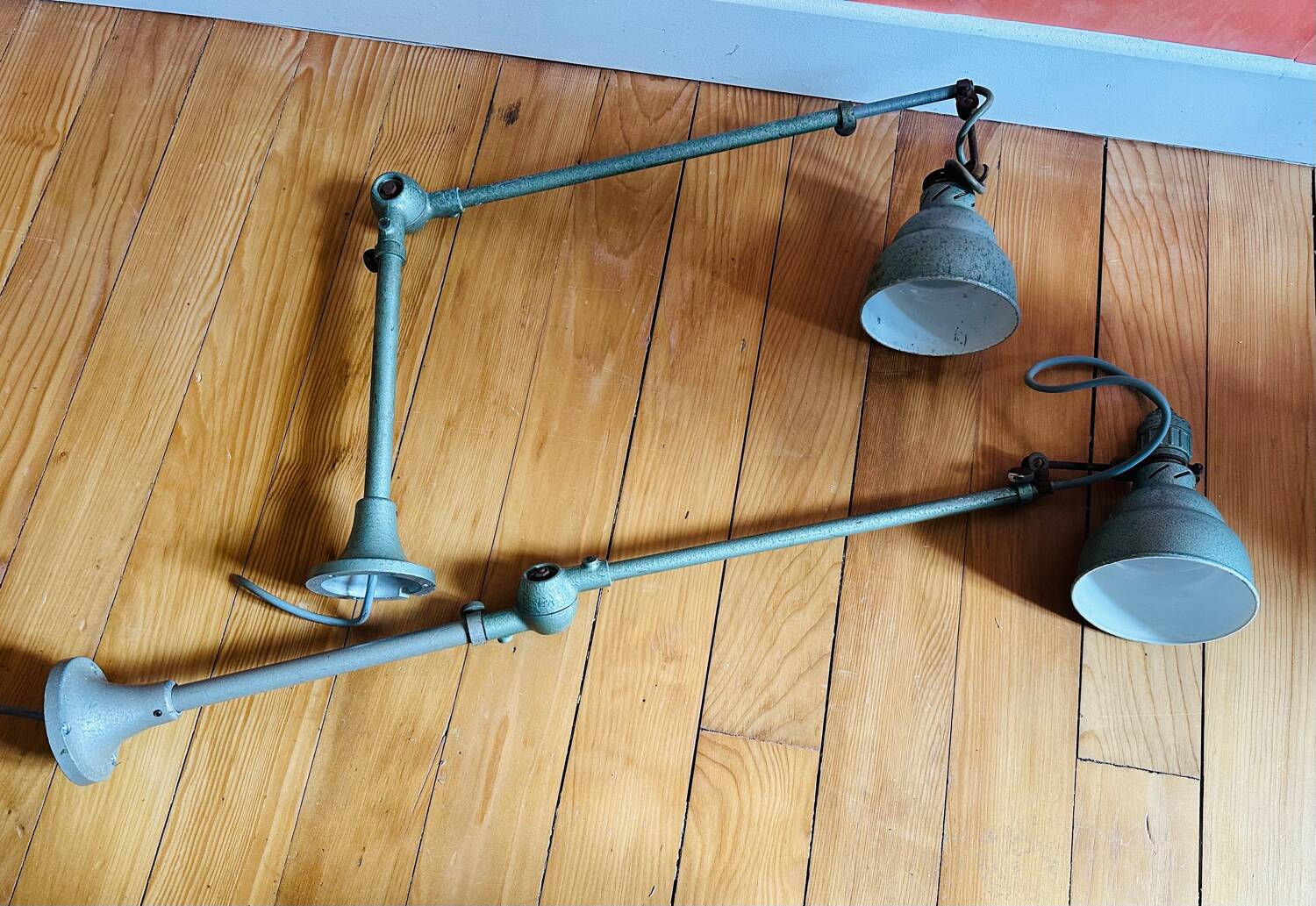Industrial workshop wall lights