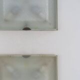 Vintage Italian Metal and Glass Sconces from Fontana Arte, 1960s, Set of 2