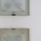 Vintage Italian Metal and Glass Sconces from Fontana Arte, 1960s, Set of 2