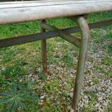 School bench from the 1950s, length 210 cm