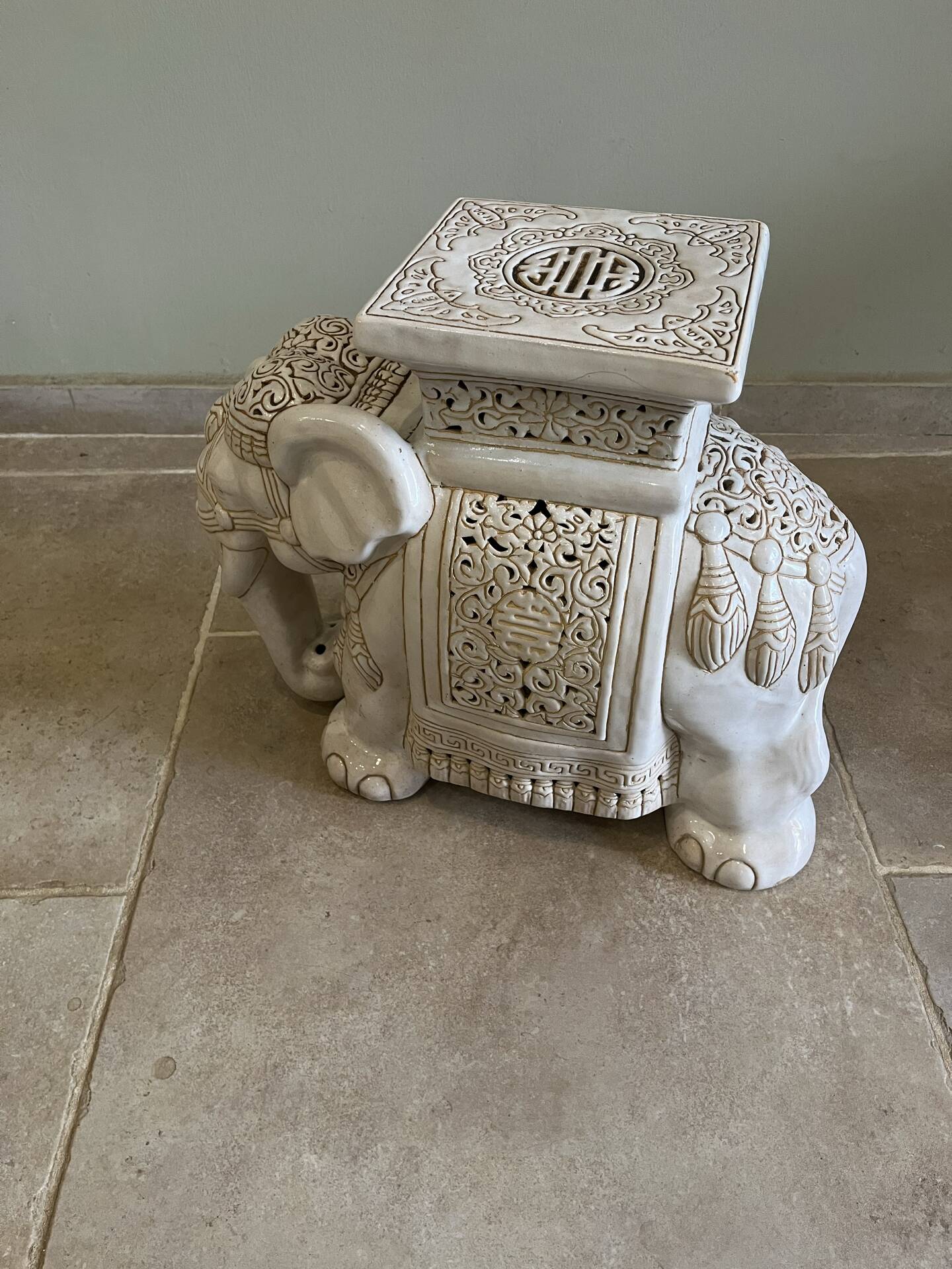 Vintage ceramic elephant