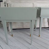 Two vintage bedside tables