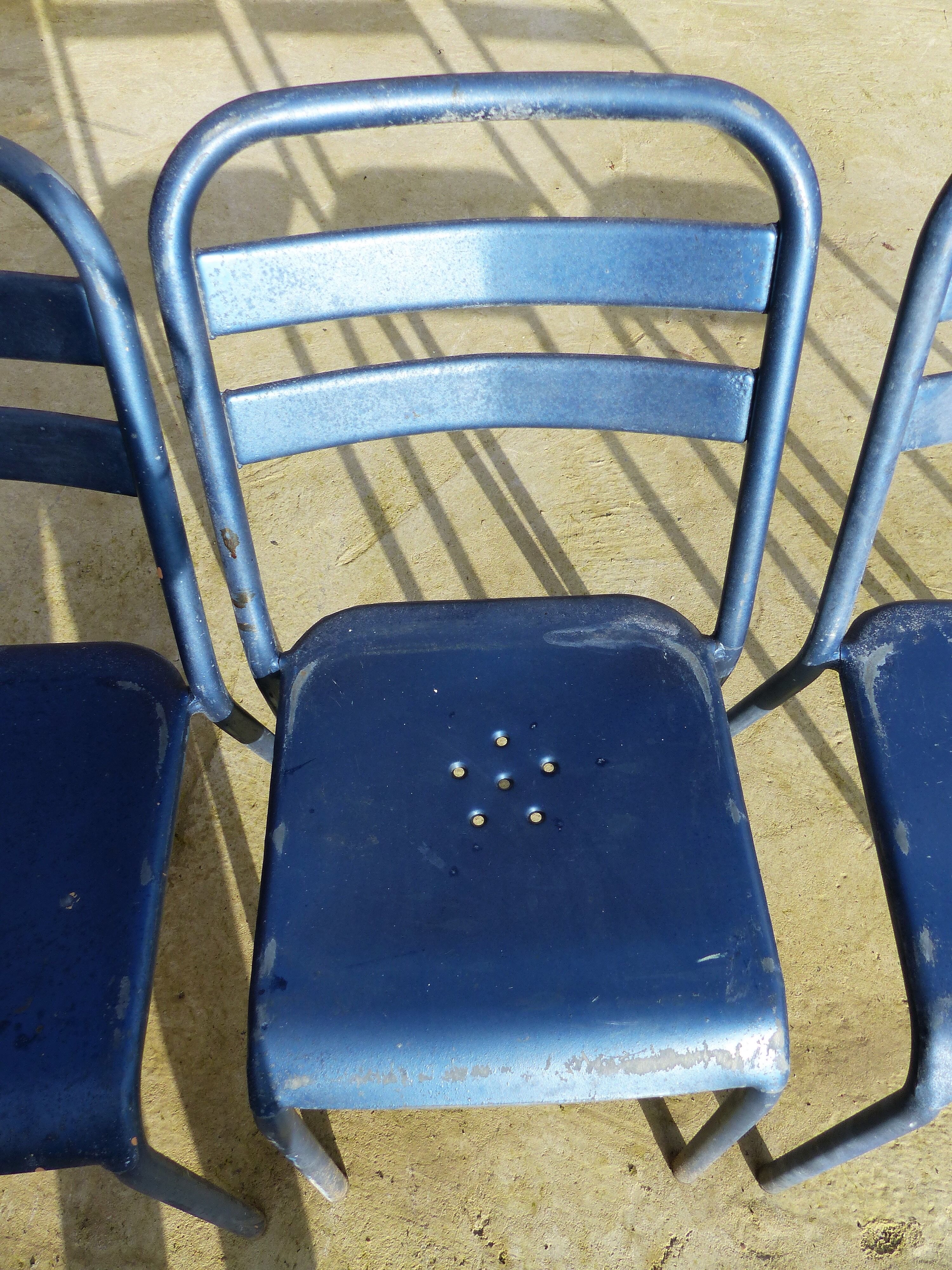 4 vintage bistro chairs