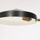 Mid-century table or desk lamp in black brass, Austria, 1960s.