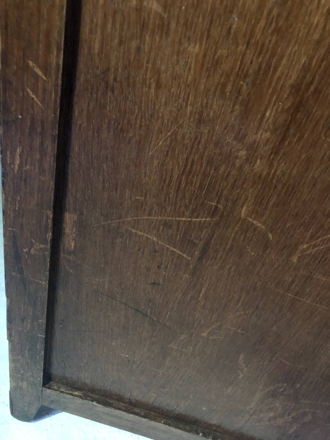 Restored old furniture / chest of drawers with 2 drawers