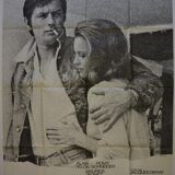 Original film poster "La Piscine" 1969 Alain Delon, Romy Schneider,Birkin...