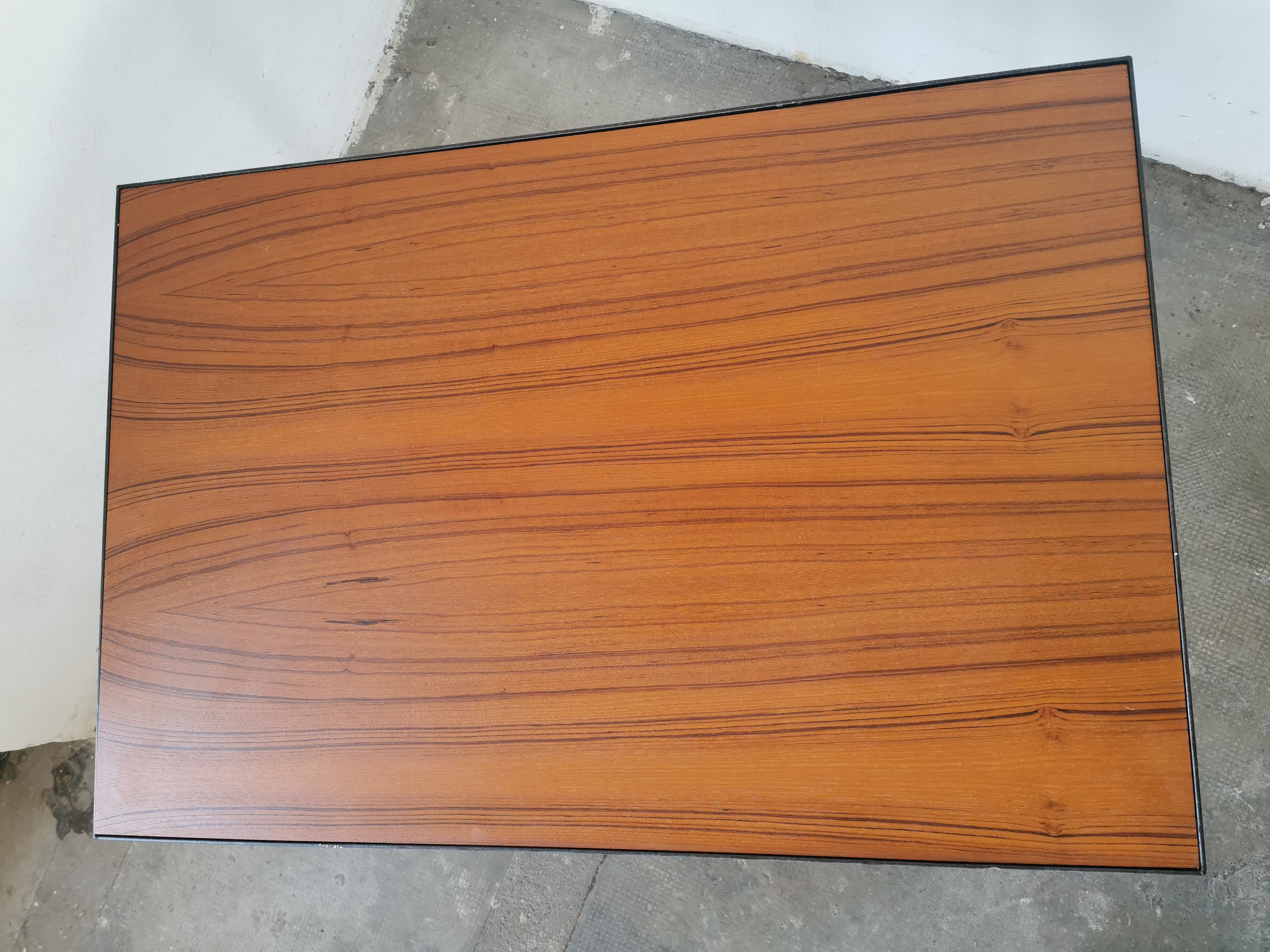 Coffee table mid-century compass legs