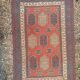Antique Shirvan carpet Caucasus 125x190 handmade wool geometric tribal boho